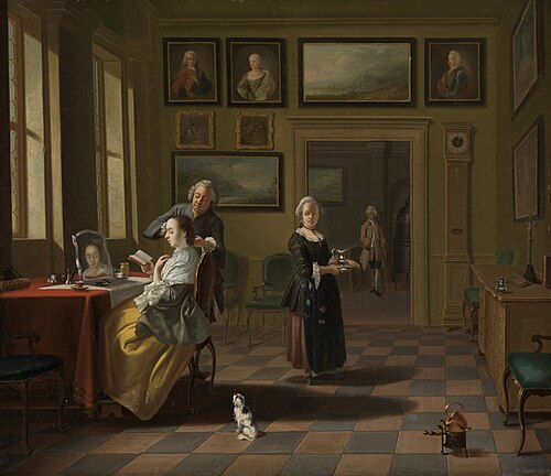 At the morning toilet, 1752, Justus Juncker