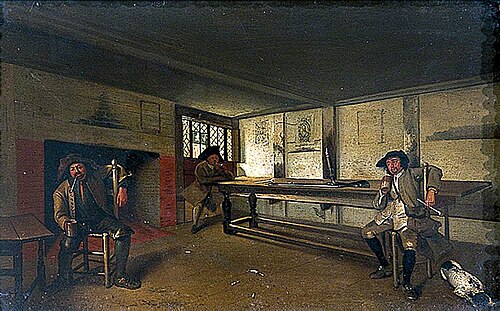 Interior of a Tavern, 1750, Justus Juncker