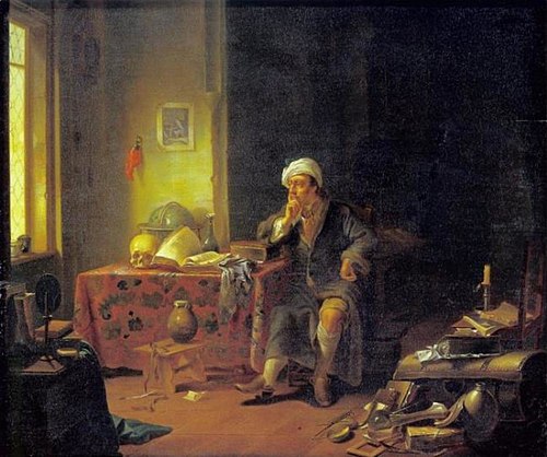 A Scholar in his Study, 1754, Justus Juncker