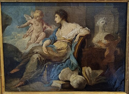 Allégorie de la sculpture, , Louis Gabriel Blanchet