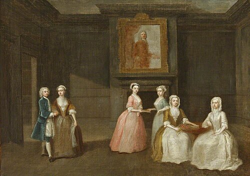 Unknown Family Group (possibly Wightwick), 1730, Charles Phillips