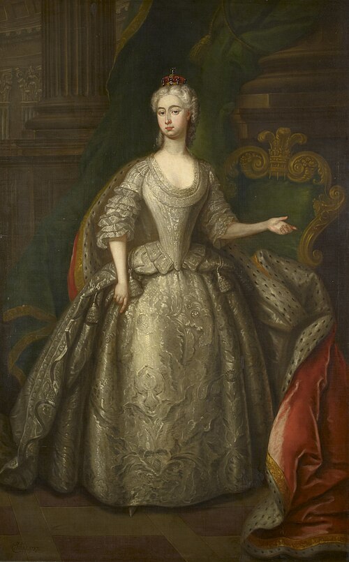 Augusta, Princess of Wales (1719-1772), 1737, Charles Phillips