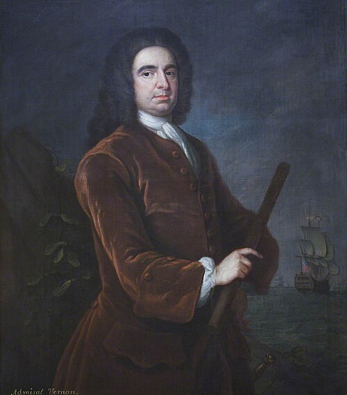 Admiral Edward 'Grog' Vernon (1684-1757), 1743, Charles Phillips