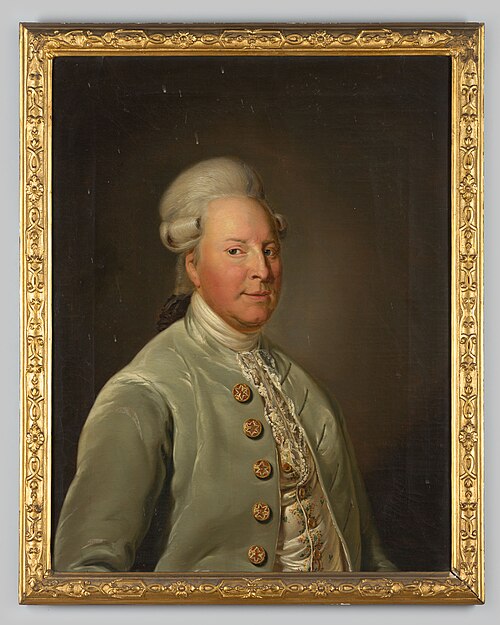 Portrait of Helenus Willem van Leyden (1735-1795), 1780, Gerard van der Puyl