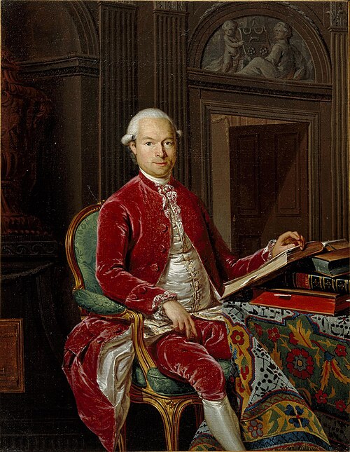 Portrait of Johan Andreas Cunaeus (1743-1797), 1781, Gerard van der Puyl
