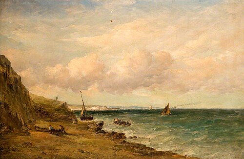 South Coast, Isle of Wight, 1858, Alfred Vickers