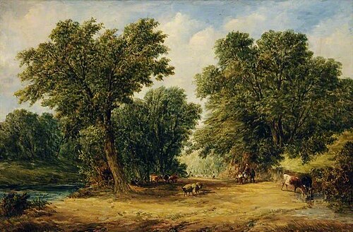 At Bolton Abbey, North Yorkshire, 1858, Alfred Vickers