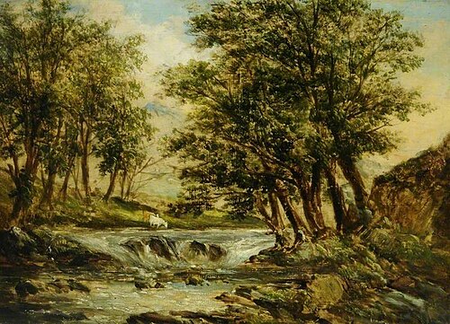 Near Beddgelert, 1859, Alfred Vickers