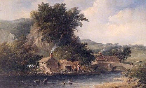 Scenes in Dovedale, Derbyshire, 1863, Alfred Vickers