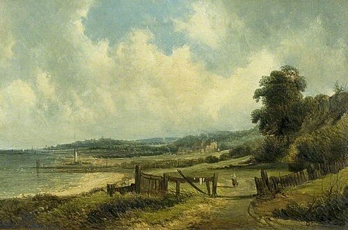 View near Southend, , Alfred Vickers