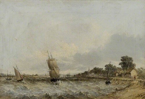 Shipping off the Coast, , Alfred Vickers