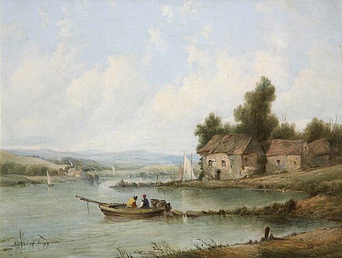 Lake Scene, , Alfred Vickers