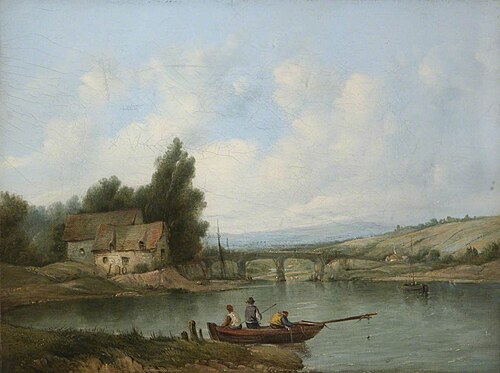 Lake Scene, , Alfred Vickers