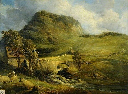 Landscape with a River, , Alfred Vickers