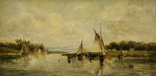 River Scene, , Alfred Vickers