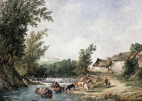 farm near Carmarthen, 1856, Alfred Vickers