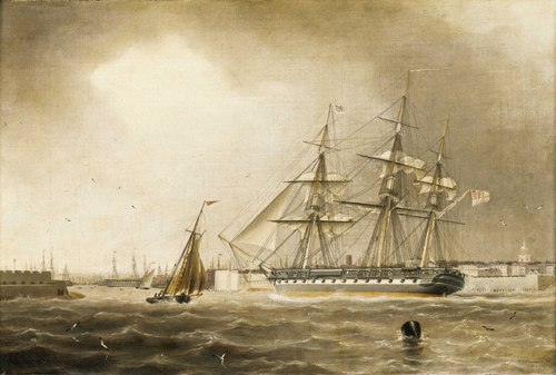 HMS Raleigh, 1850, Robert Strickland Thomas