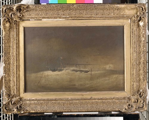 A P&O paddle steamer running into a gale, , Robert Strickland Thomas