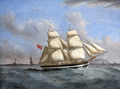 The Brig 'Star' of Bideford, Devon, 1853, Joseph Heard
