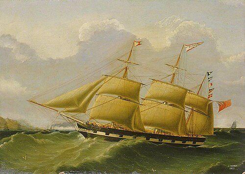 The barque ‘William Fisher’, 1855, Joseph Heard