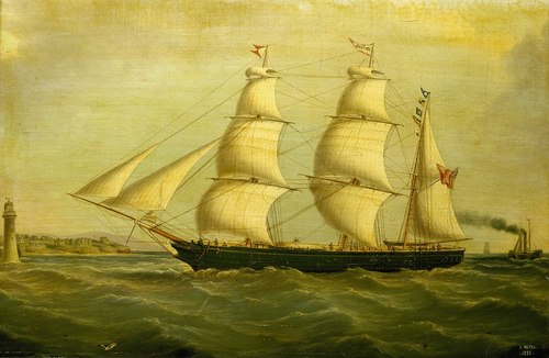 The barque 'Queen Bee', 1855, Joseph Heard