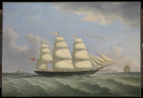 The clipper Star of the East in Australia, 1852, Joseph Heard
