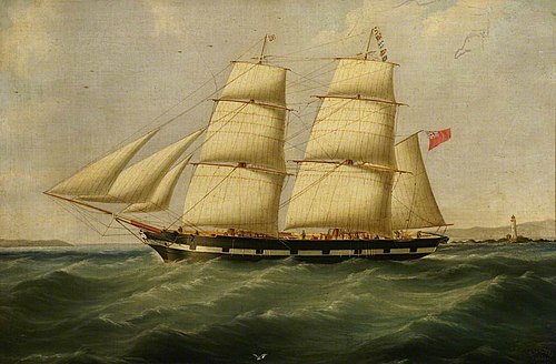 The snow Boomerang, 1856, Joseph Heard