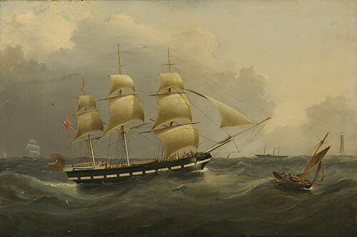 The ship 'Annie Jane', 1853, Joseph Heard
