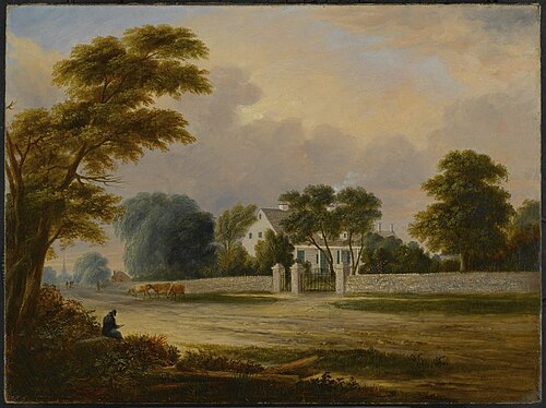 The Bergen Homestead, 1830, Andrew Richardson