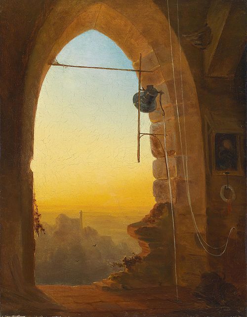 Das Abendläuten, 1880, Bernhard Stange