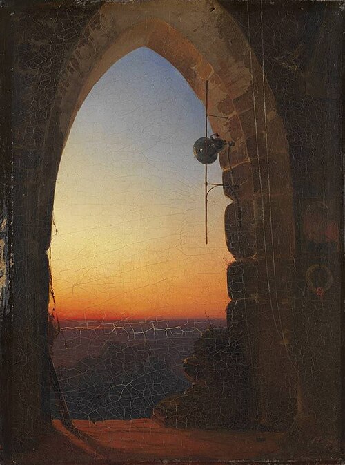 Die Abendglocke, 1870, Bernhard Stange