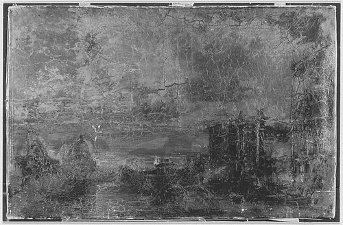 Leichenbegängnis eines Dogen von Venedig, 1852, Bernhard Stange