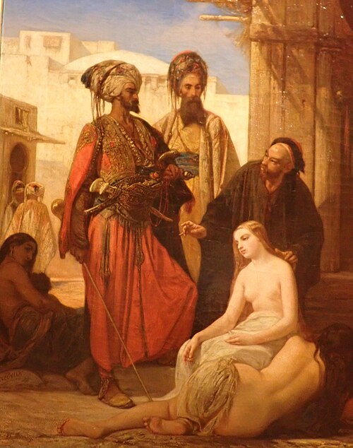 Le marchand d'esclaves, Asie Mineure, 1867, Louis Devedeux