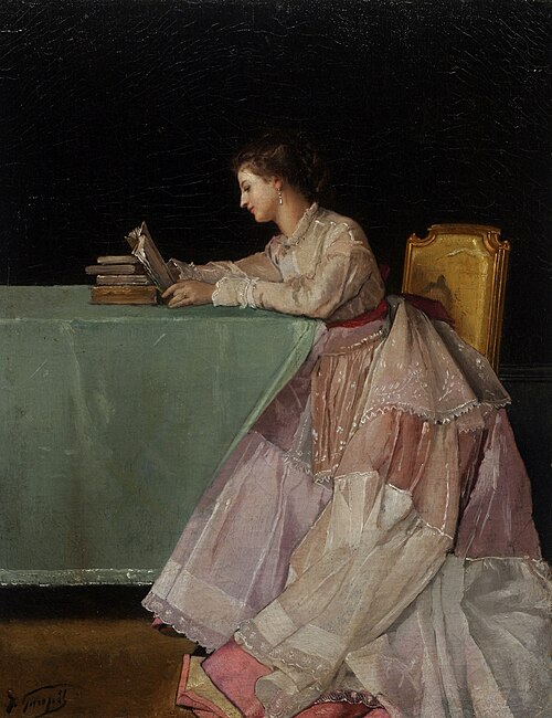 Seated Woman, 1870, Jules-Adolphe Goupil