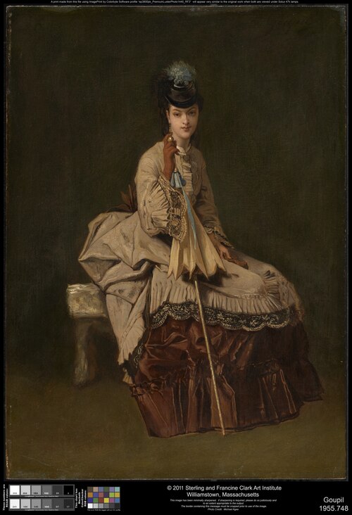 Woman Seated, 1875, Jules-Adolphe Goupil