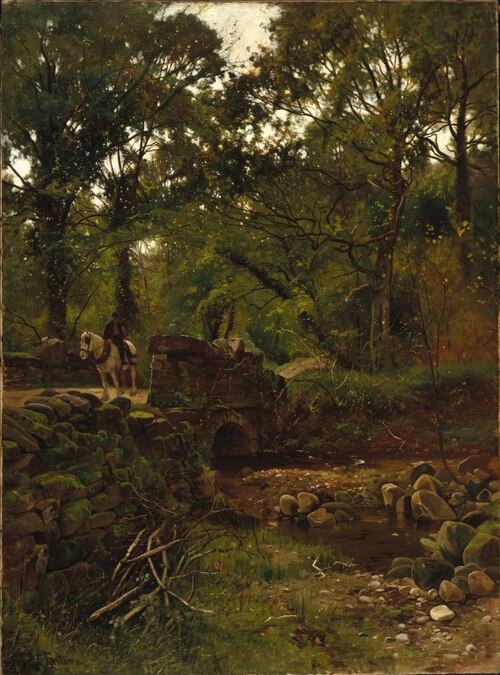 An Old Road in Wales, 1888, Ernest Parton