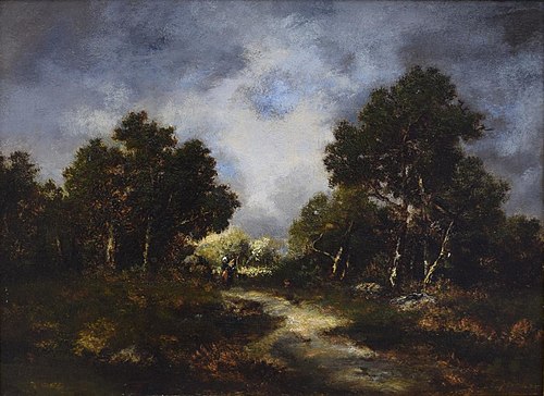 Paysage, 1874, Léon Richet