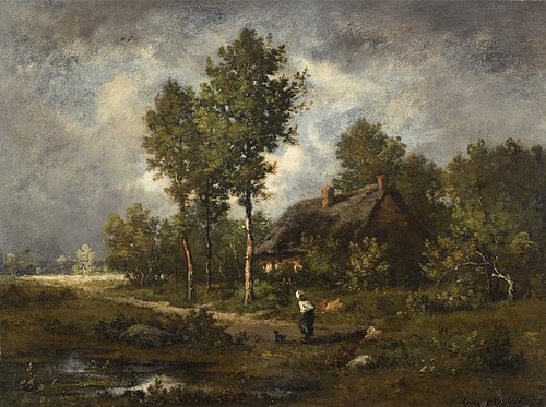 The Farmstead, 1874, Léon Richet