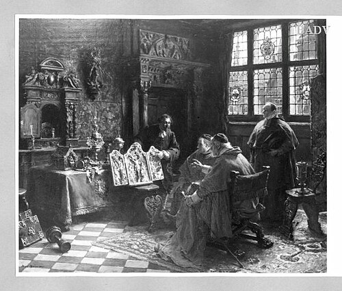 " The friends of art ", 1900, Max Gaisser