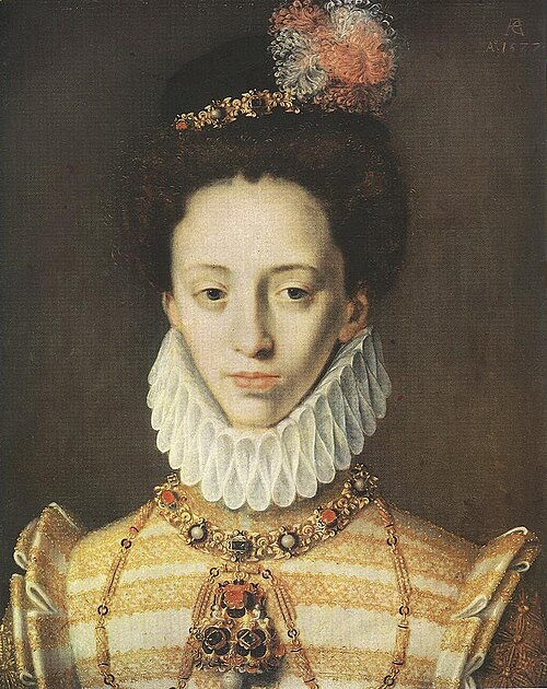 Portrait of a Princess of Jülich, Cleve and Berg, 1577, Master of Ac Monogram