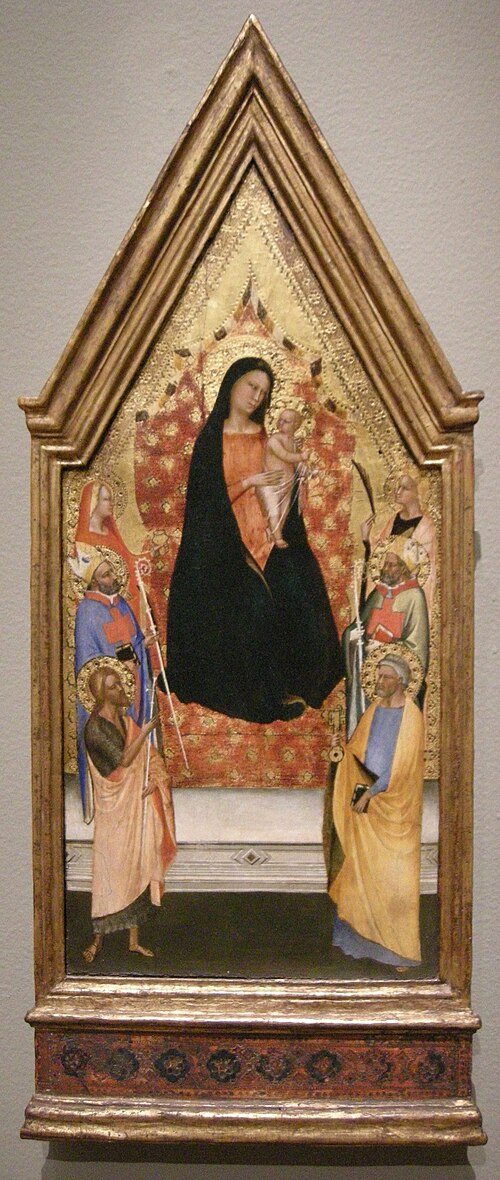 Vierge à l'Enfant, 1345, Master of San Lucchese