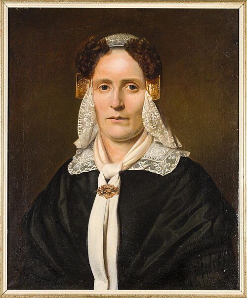Portrait of Antje Cornelis Boon (1799-1876), 1847, Sybrand Altmann