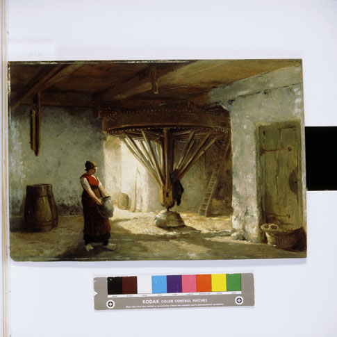 Interior of a Barn, 1887, Andries van den Berg