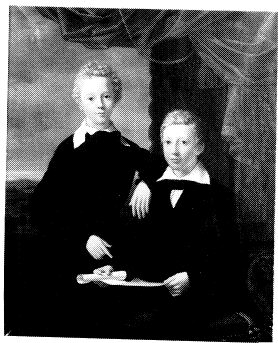 Portret van twee jongens uit de familie Van Doorn, 1848, Cornelis de Cocq
