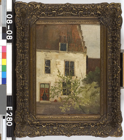 Gevel van een huis, 1883, Willem Johannes Oppenoorth
