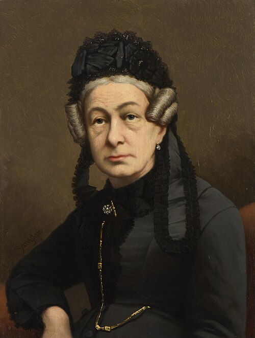 Portrait of Jacoba Catharina Elisabeth van Oven, vrouw van Gerrit Jan Koopman, 1863, Hendrik Alexander Sangster