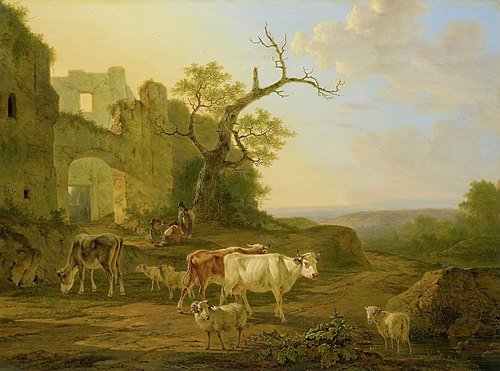 Schapen op de heide, 1866, Jan Bedijs Tom