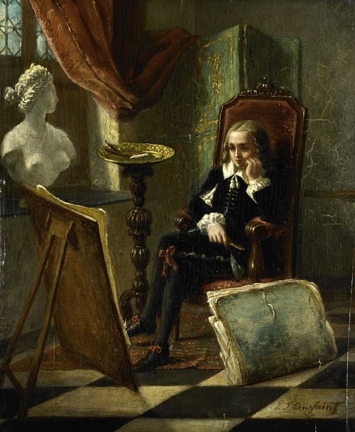 De jonge schilder, 1850, Pierre Joseph Toussaint