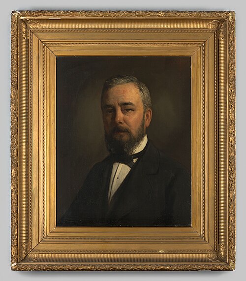 Portret van een man uit het geslacht Zimmerman, 1881, Hendrik Valkenburg