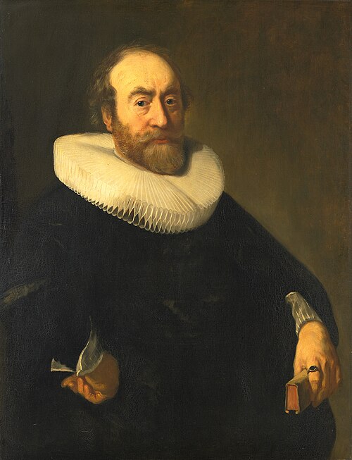 Portrait of Andries Bicker (1586-1652), mayor of Amsterdam, 1864, Anthony de Vries